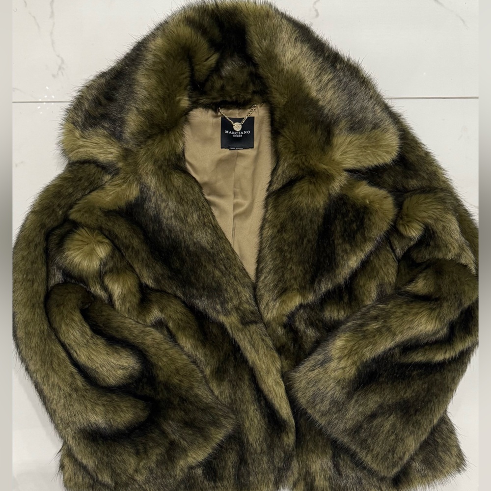 Faux fur coat